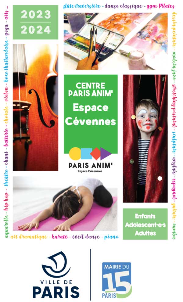 Programme CPA PARIS ANIM' ESPACE CEVENNES - Année 2023-2024